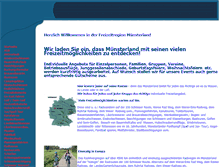 Tablet Screenshot of muensterland-travel.de